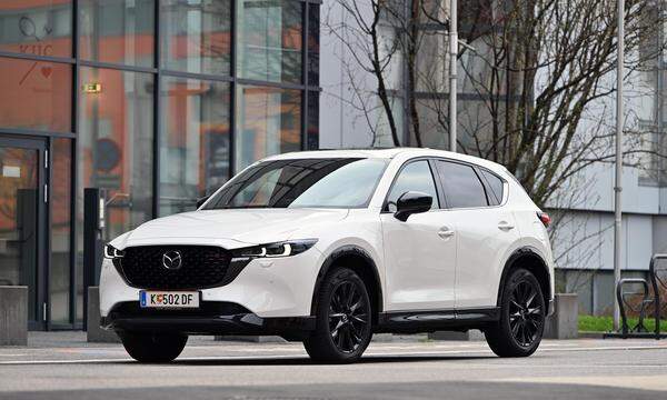 Modellgepflegter Mazda CX-5 mit 184-PS-Dieselmotor als Kandidat für die längeren Wege. 