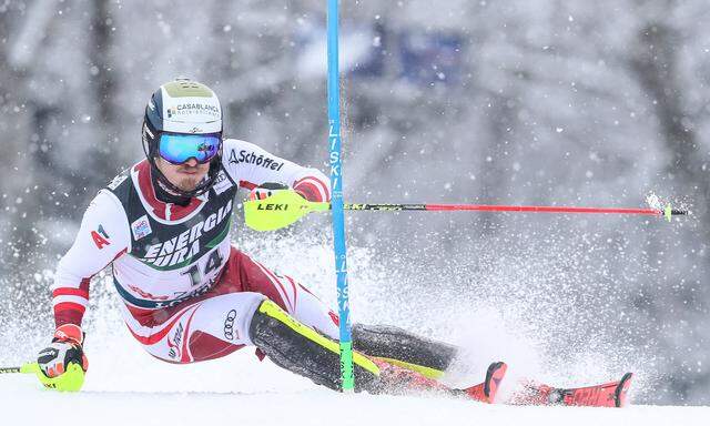 PXL_Audi FIS Alpine Ski World Cup - Men s Slalom ZAGREB, CROATIA - JANUARY 06: Manuel Feller of Austria during the Audi