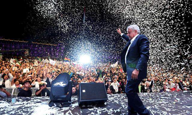 Andrés Manuel López Obrador verspricht den Mexikanern nach seinem Wahlsieg die „vierte Transformation“.