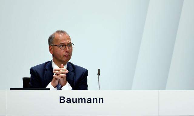 Bayer-Chef Werner Baumann hat sich seit seiner Niederlage auf der Hauptversammlung noch nicht zu Wort gemeldet.
