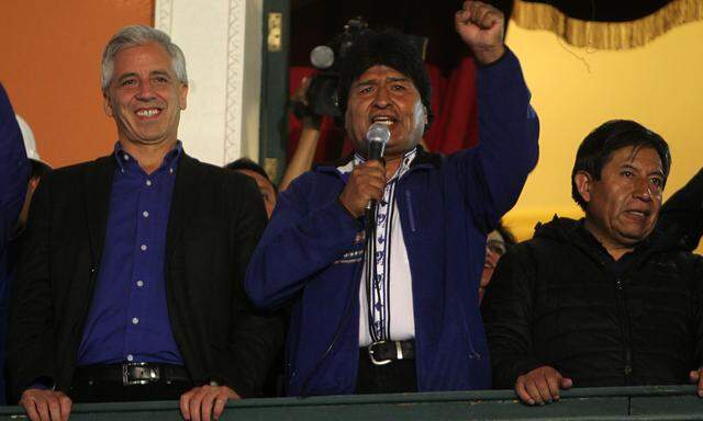 Evo Morales wurde mit überragender Mehrheit im Amt bestätigt