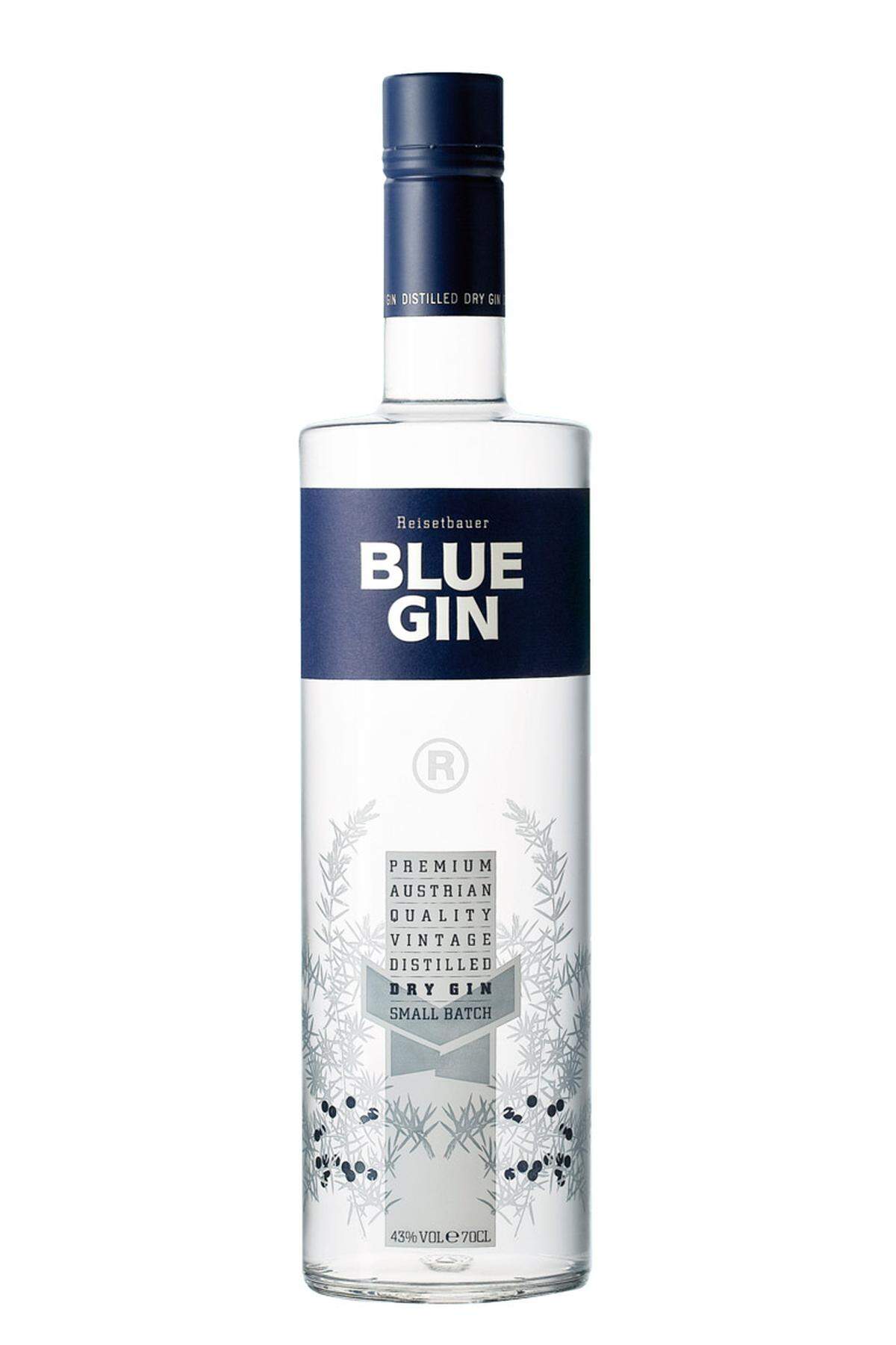 Blue Gin. Der Blue Gin von Reisetbauer war so etwas wie der Vorreiter für heimische Gins.