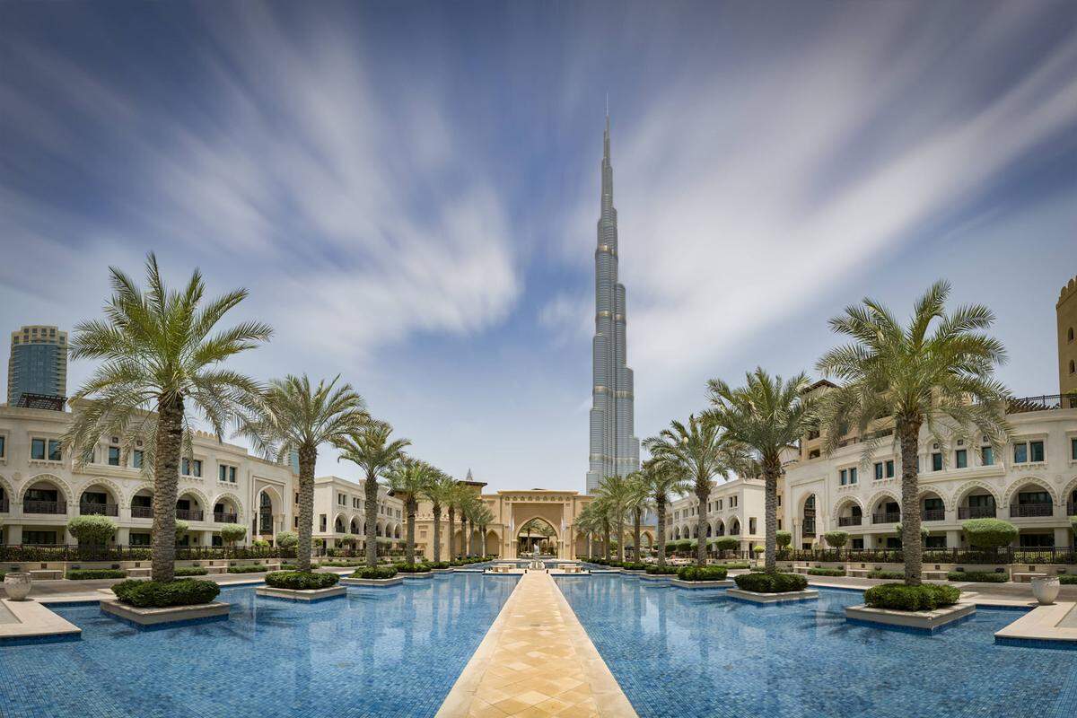 Unzählige Fotos existieren auch vom Burj Khalifa, dem höchsten Gebäude der Welt in Dubai. Im Ranking ist der Wolkenkratzer mit der Aussichtsplattform an der Spitze ganz vorne in der Rubrik Gebäude.