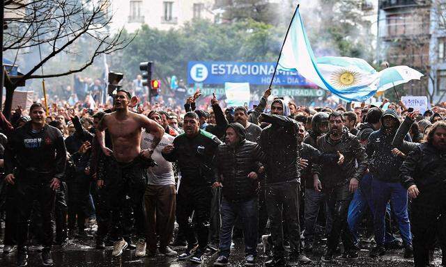 Unterstützer von Cristina Fernández de Kirchner