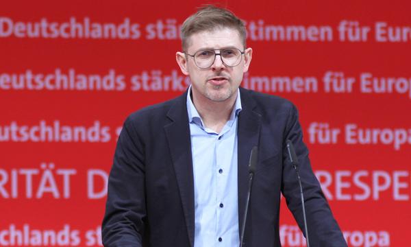 Matthias Ecke ist der Spitzenkandidat der SPD für die kommende Europawahl.
