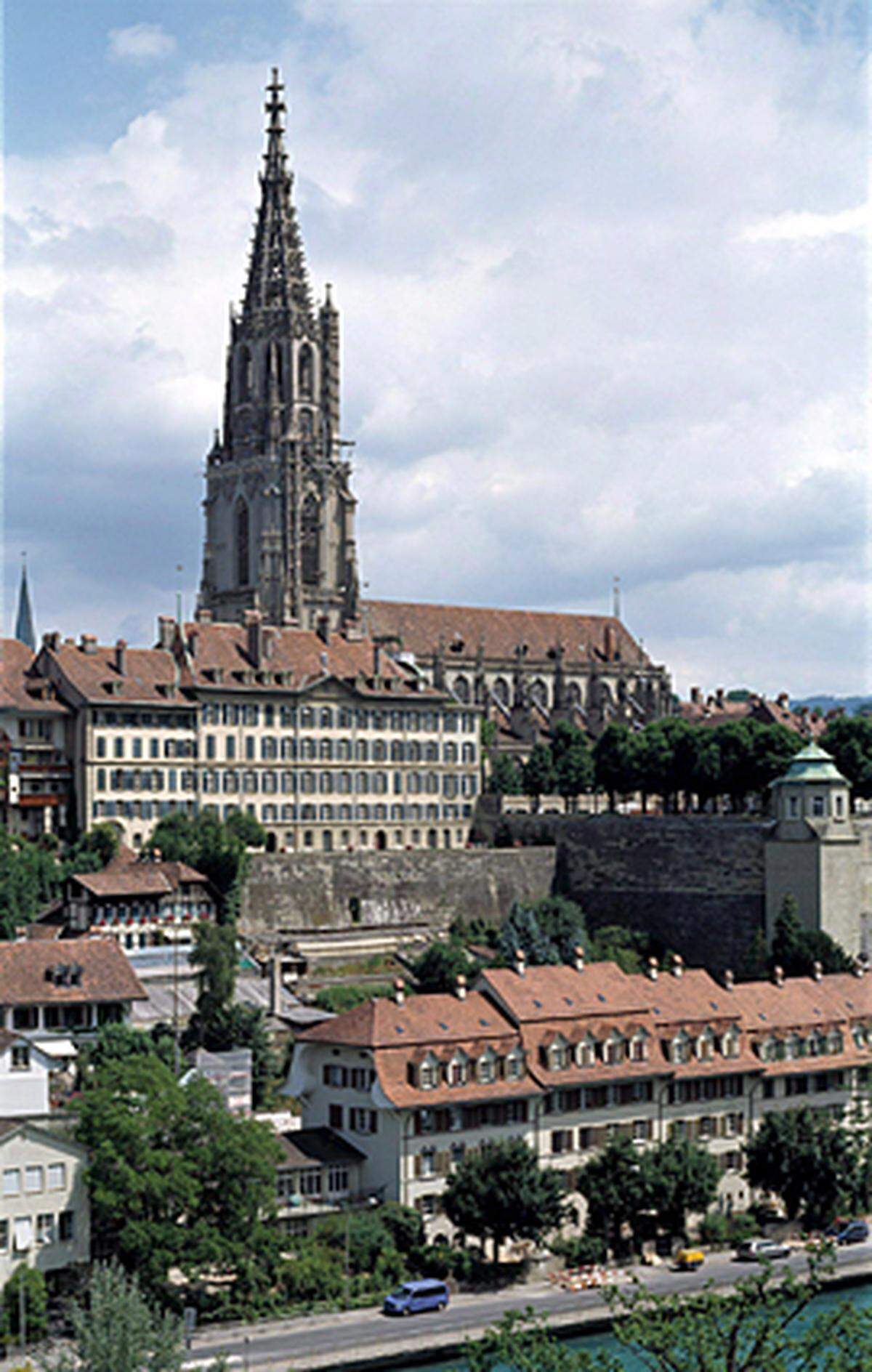 Platz neun belegt Bern, die Kantons-Hauptstadt hat 123.000 Einwohner.