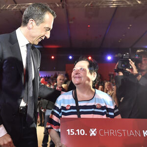 Bundeskanzler Christian Kern während des NR-Wahlkampfauftakts der SPÖ