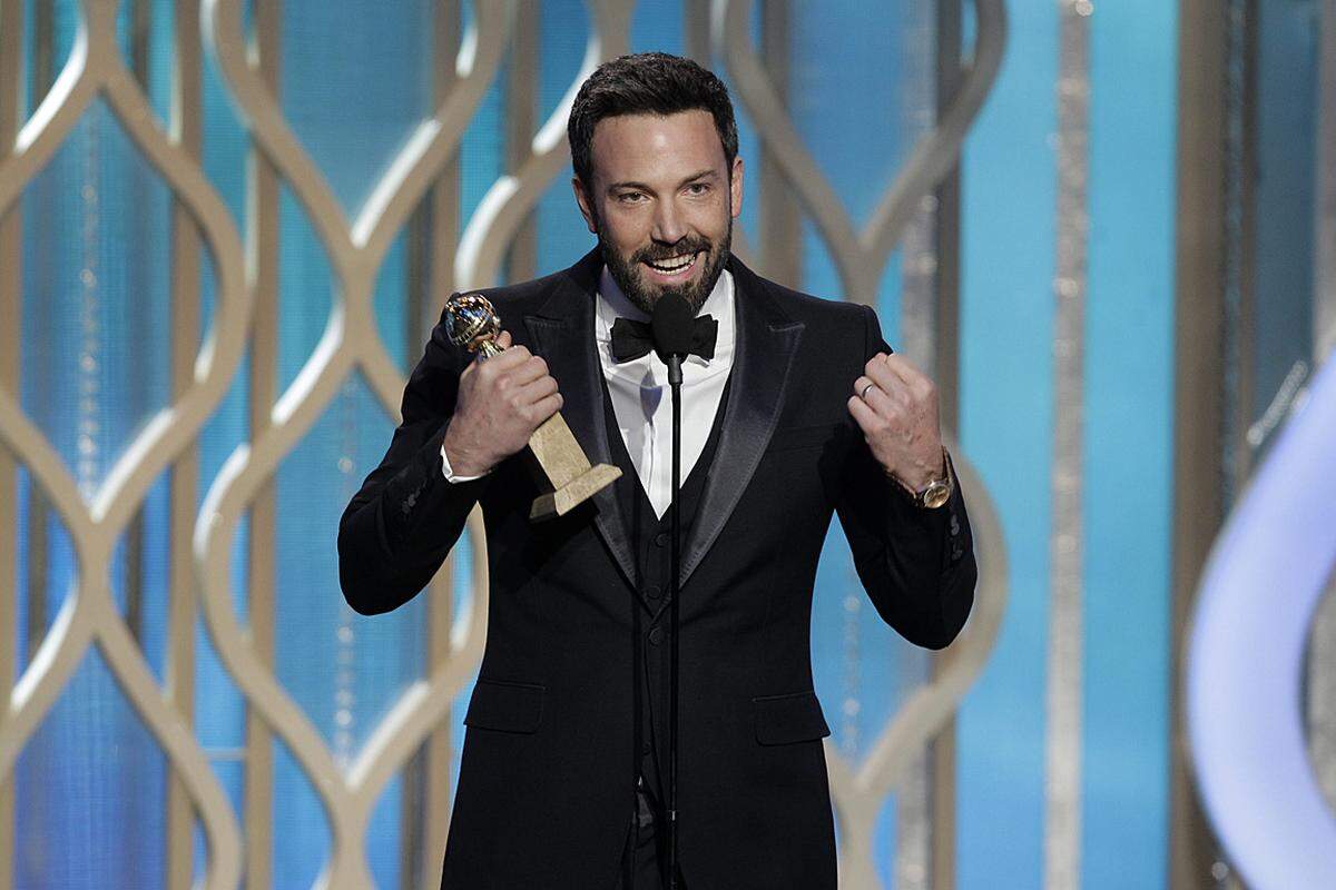Regisseur und Schauspieler Ben Affleck gewann mit seinem Politthriller "Argo" (dem Eröffnungsfilm der vergangenen Viennale) dagegen nicht nur den Globe-Hauptpreis für das Beste Filmdrama, sondern auch den Globe als Bester Regisseur. In dieser Kategorie wurde er jüngst bei den Oscar-Nominierungen übergangen.