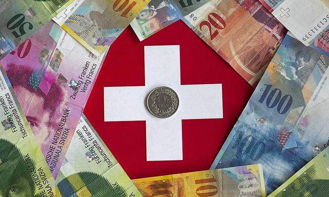 Themenbild Waehrung Schweizer Franken Schweizer Franken Geldscheine CHF Fraenkli Wechselkurs