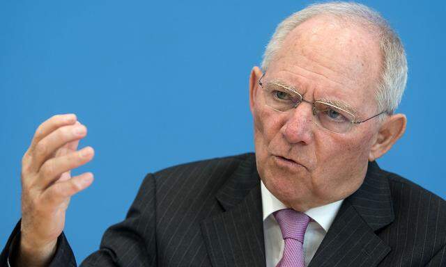 Deutschlands Finanzminister Schäuble