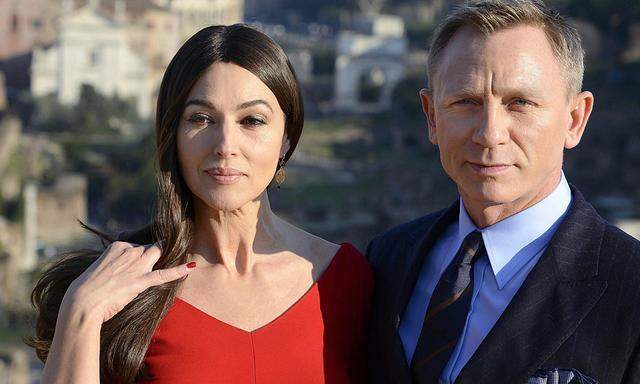 Monica Bellucci und Daniel Craig drehen ''Spectre''