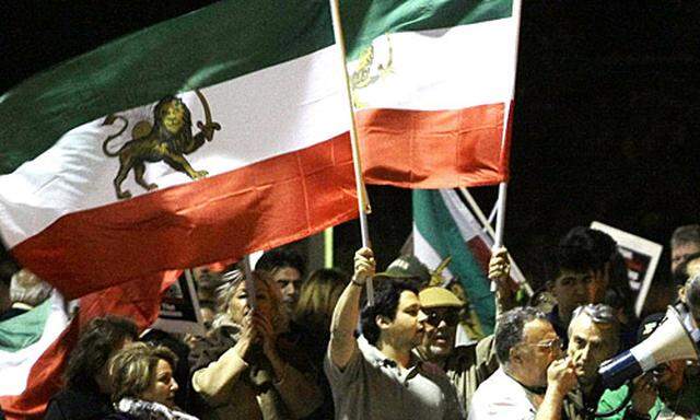 Demonstration in Kalifornien gegen das iranische Regime