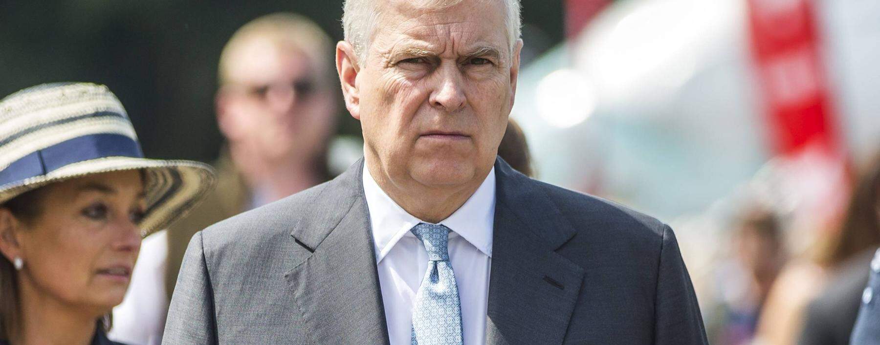 July 11 2019 Harrogate Yorkshire UK Harrogate UK HRH The Duke of York Prince Andrew is visi