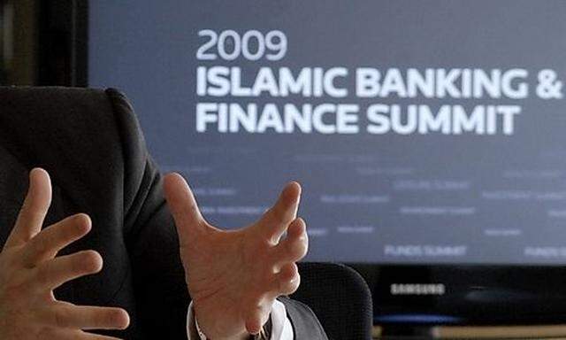 Neil Miller, a partner at Norton Rose, speaks during the Reuters Islamic Banking Summit in Dubai