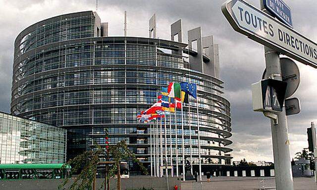 ** FILE ** Outside view of European Parliament building in Strasbourg, taken on Tuesday, October 10, 