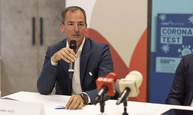 Pressekonferenz zum Ermittlungsverfahren gegen Michael Putz.
