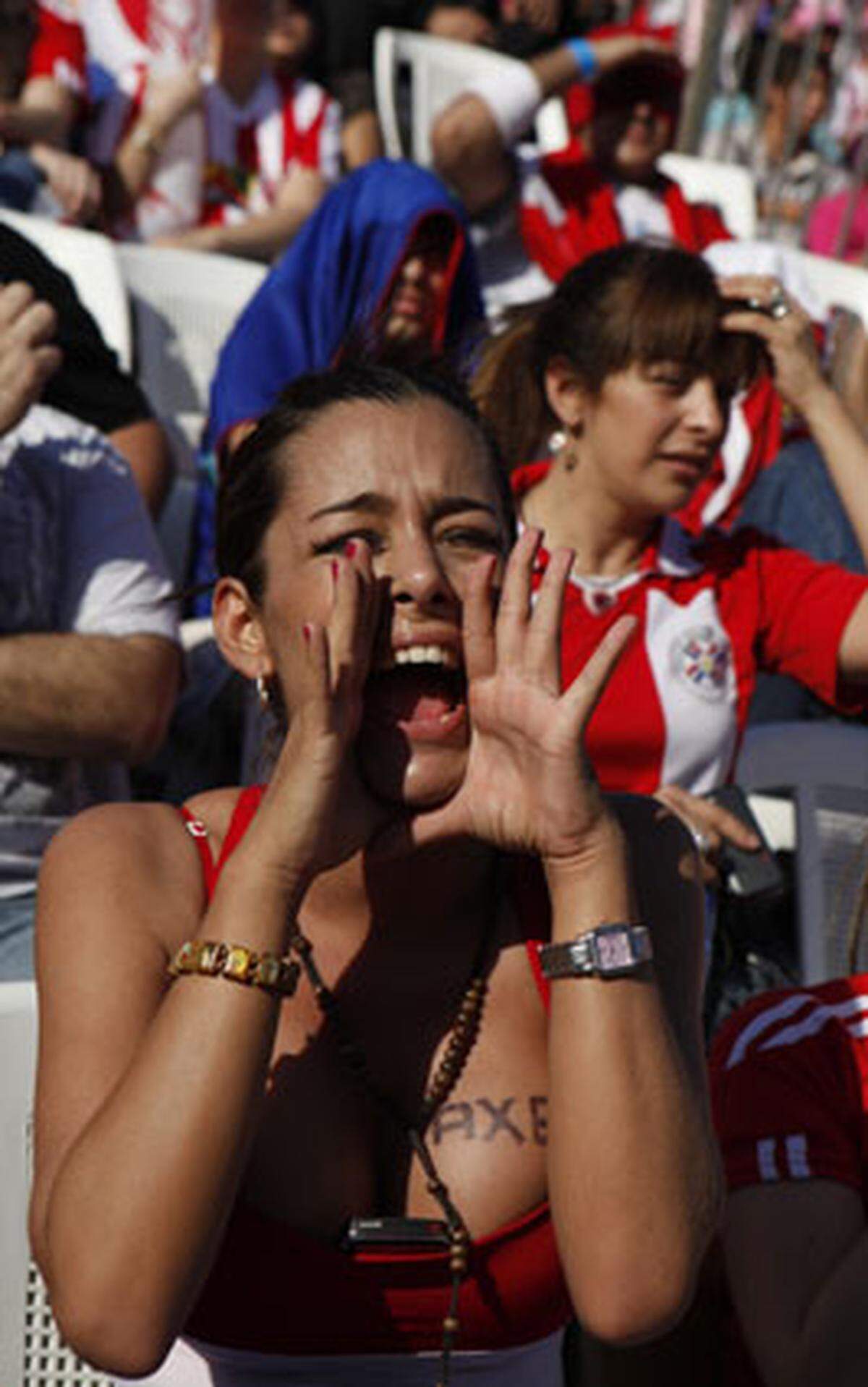 Da konnte Paraguays berühmtester Fan noch so schreien, ...
