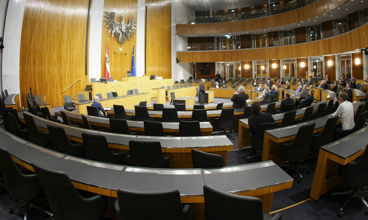 Sitzungssaal des Nationalrates 