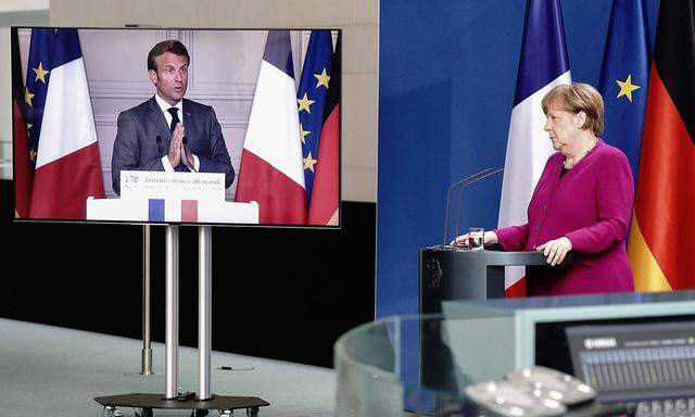 Emmanuel Macron und Angela Merkel preschten mit ihrem 500-Milliarden-Plan vor und riefen damit in der EU auch viel Gegenwind hervor.