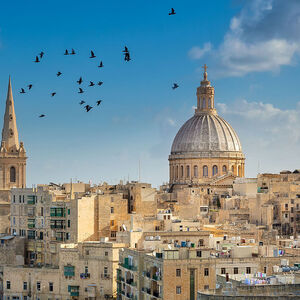 Die malerische Hauptstadt Valletta bildet eine beeindruckende, historische Kulisse für das Malta Jazz Festival. 