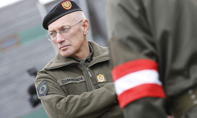 Generalstabschef Othmar Commenda fühlt sich von den Russen hintergangnen. 