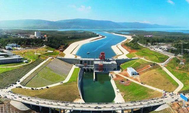 Das Süd-Nord-Wassertransferprojekt in China.