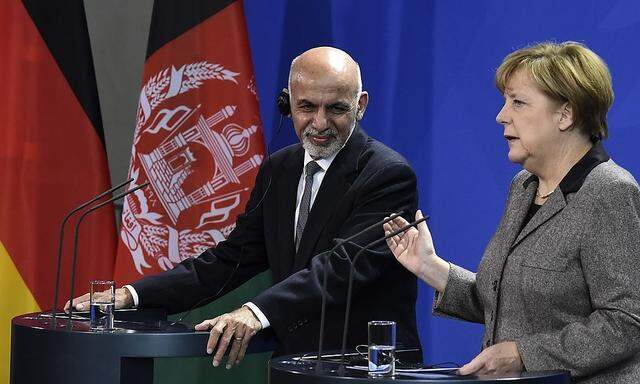 Der afghanische Präsident Ashraf Ghani zu Besuch in Berlin.