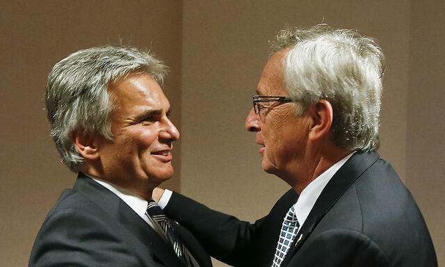 EU-SONDERGIPFEL IN BRUeSSEL: FAYMANN / JUNCKER