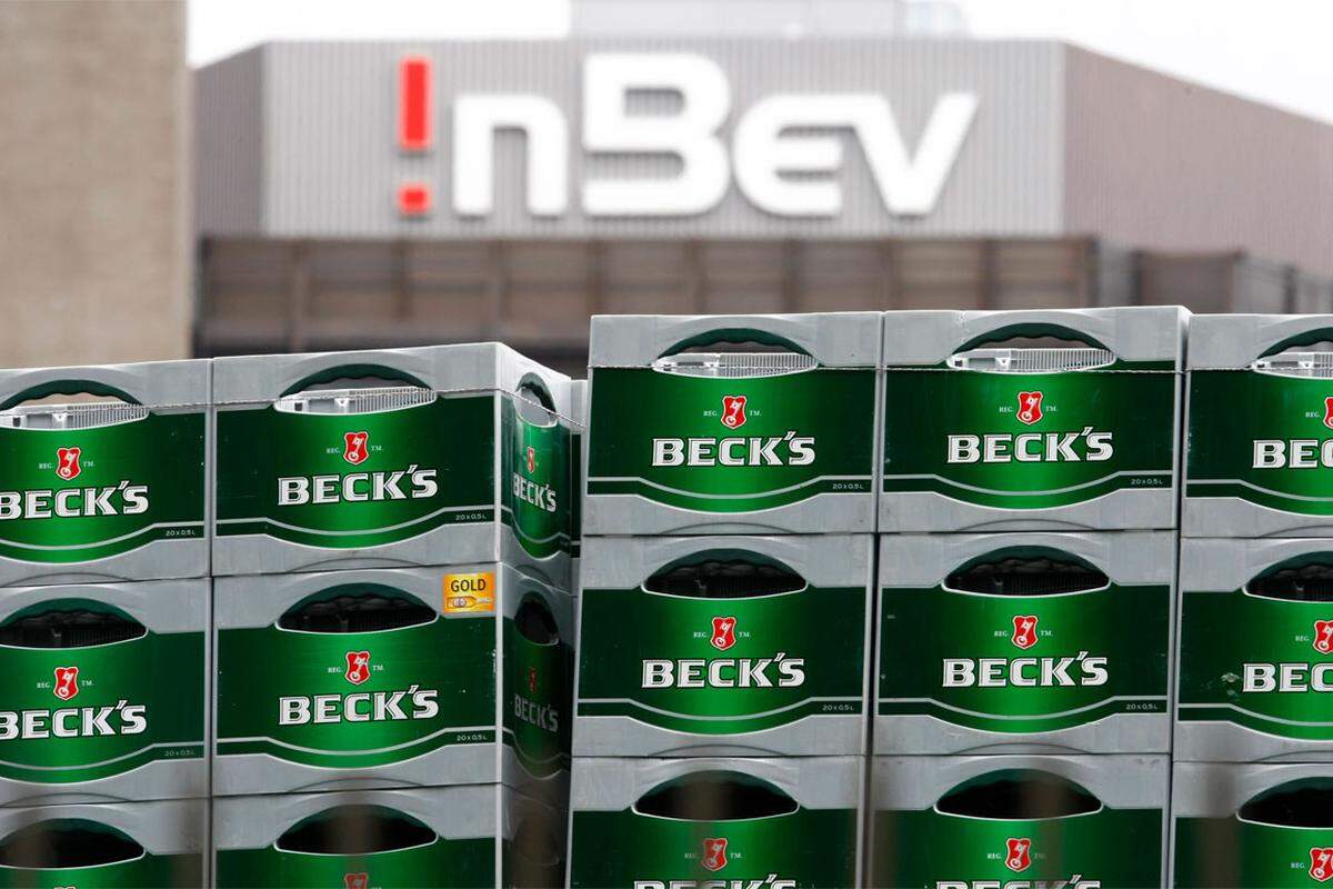 Branche: Getränke Durchschnittliches jährliches Gewinnwachstum in den vergangenen fünf Jahren: 14 Prozent Zur größten Brauereigruppe der Welt gehören Marken wie Stella Artois, Beck’s und Budweiser (American Lager).