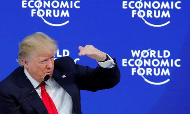 US-Präsident Donald Trump war letzte Woche beim Weltwirtschaftsforum in Davos zu Gast.