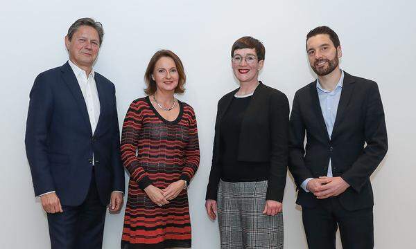Wolfgang Anzengruber, Eva Komarek, Henriette Spyra und Hannes Loacker.
