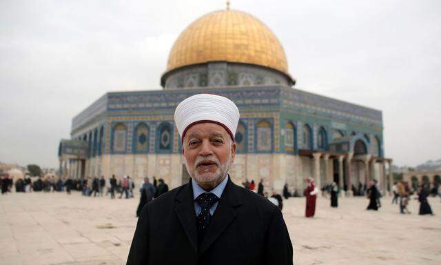 Die isarelische Polizei nahm den Großmufti von Jerusalem in Gewahrsam.