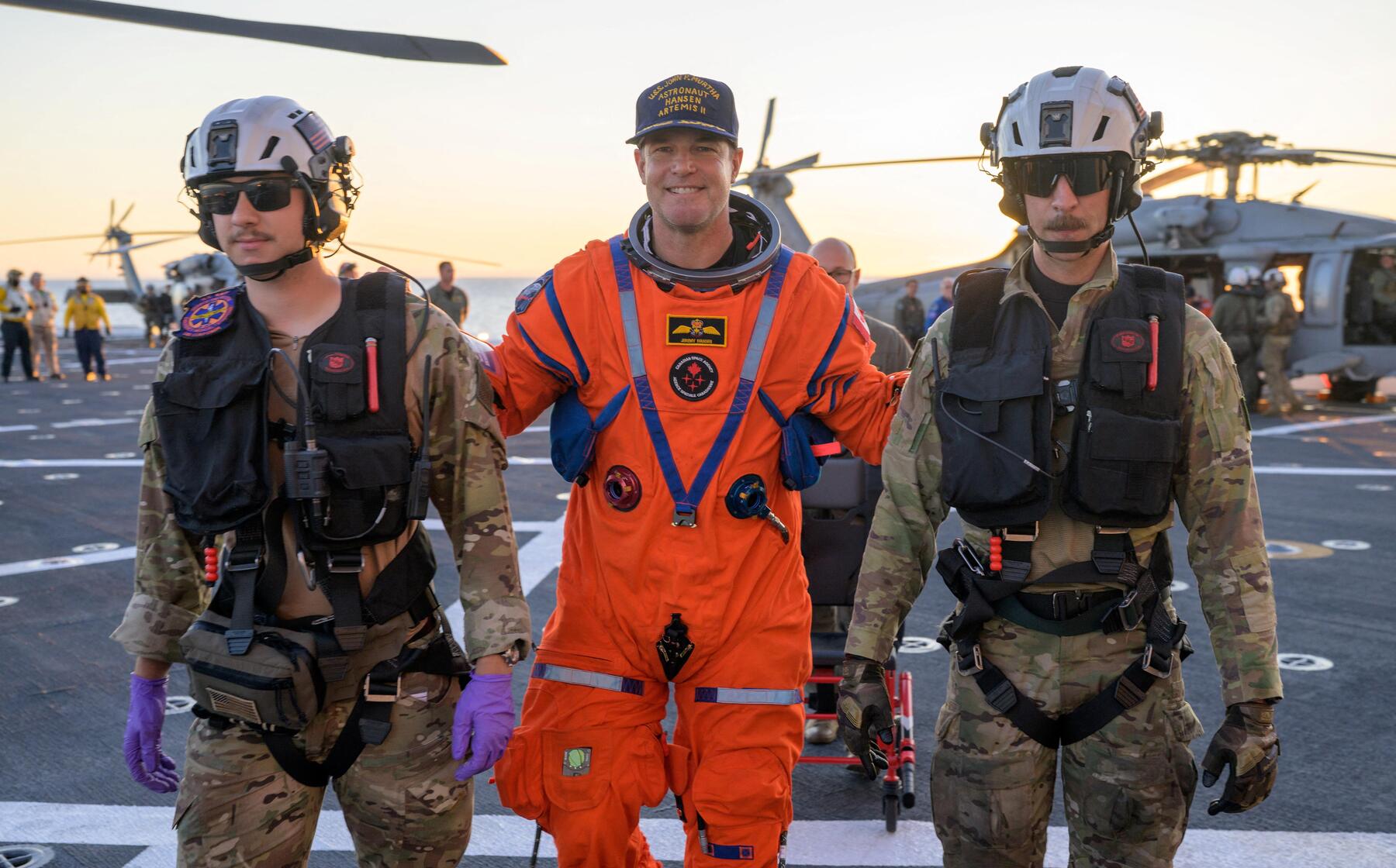Astronauten der Artemis-II-Mondmission wieder auf der Erde gelandet