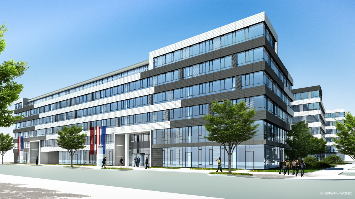 ... und dem Euro Plaza (Bauphase 5), ebenfalls mit 35.000 Quadratmetern Bürofläche. www.europlaza.at