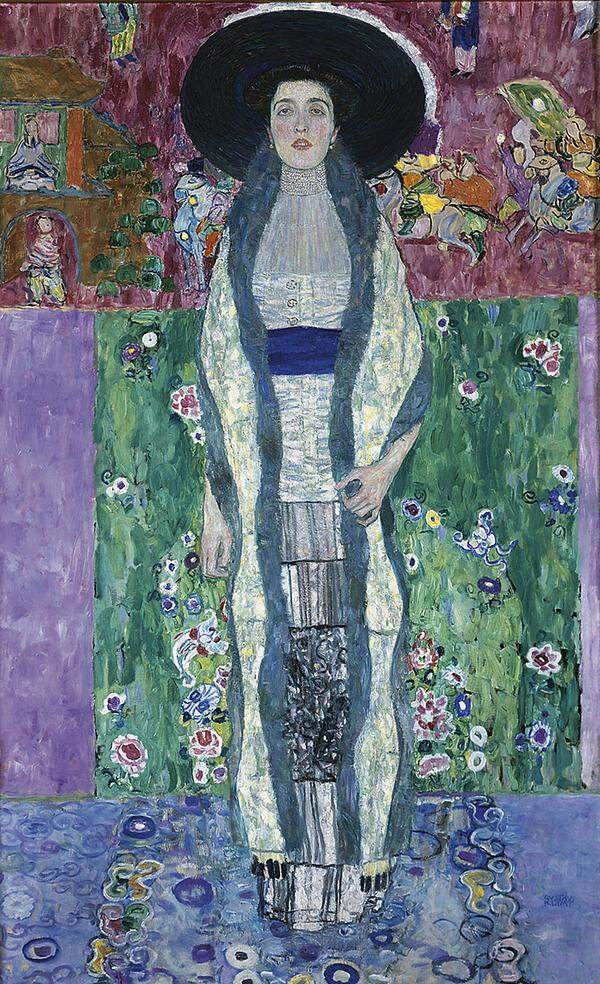 Für 87,9 Millionen Dollar wurde Gustav Klimts Gemälde im New Yorker Auktionshaus Christie's versteigert. Adele Bloch-Bauer war die Frau eines wohlhabenden Industriellen, der Klimts Kunst unterstützte. Sie ist das einzige Model, das der Maler zweimal porträtierte - beide Bilder gehören zu den teuersten Gemälden der Welt.