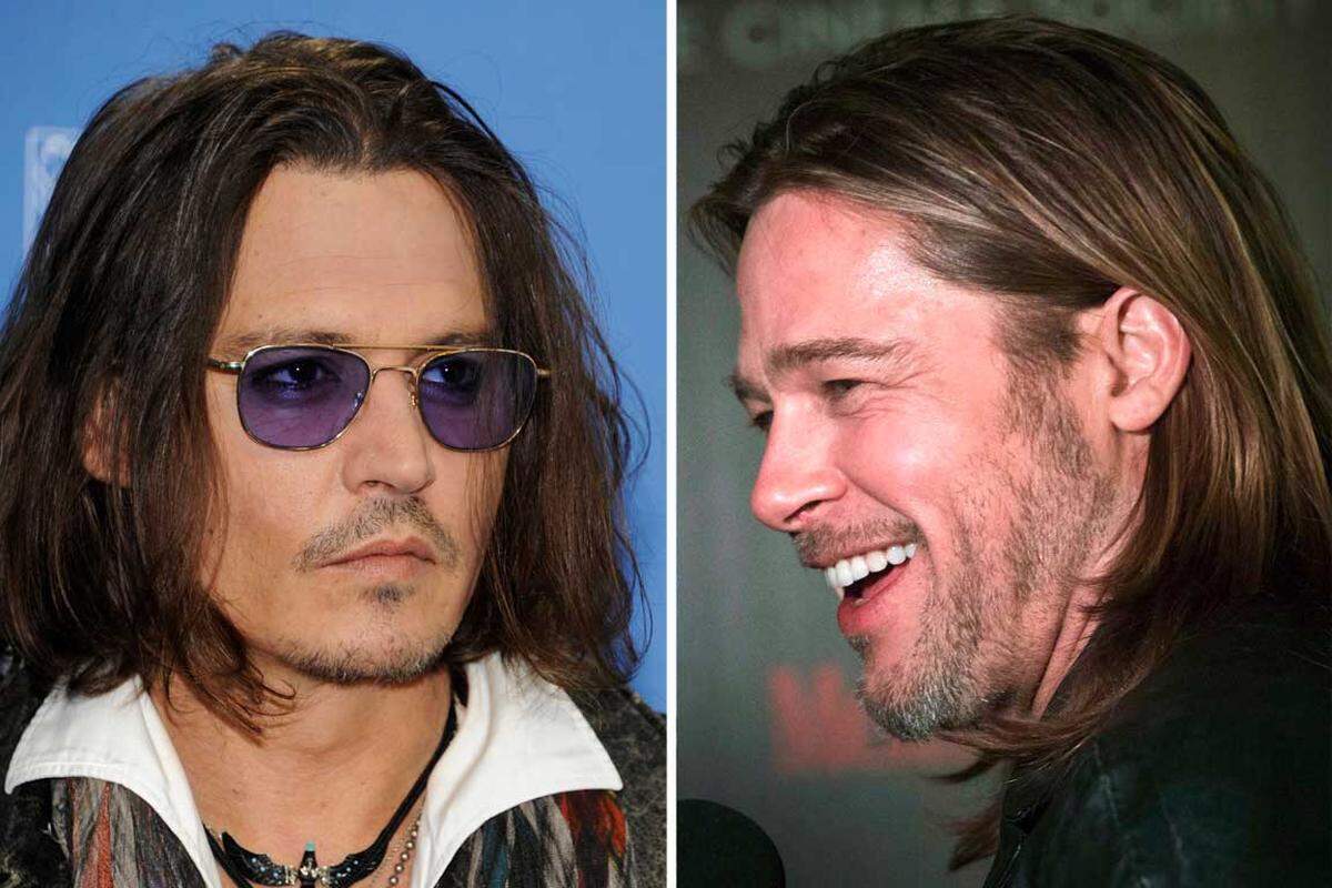 Die beiden Hollywood-Beaus Johnny Depp und Brad Pitt feiern 2013 ihren 50er. Depp kommt am 9. Juni an die Reihe, Pitt schneidet seine Torte am 18. Dezember an.