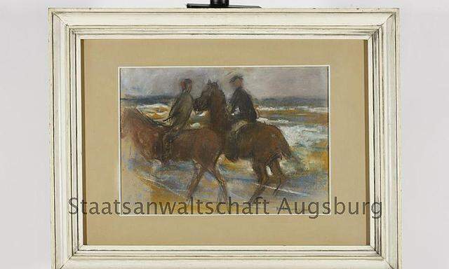 Max Liebermanns ''Zwei Reiter am Strand''