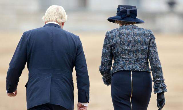 Boris Kohnson und Theresa May.
