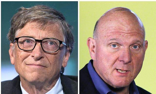 Montage: Bill Gates (links) und Steve Ballmer.