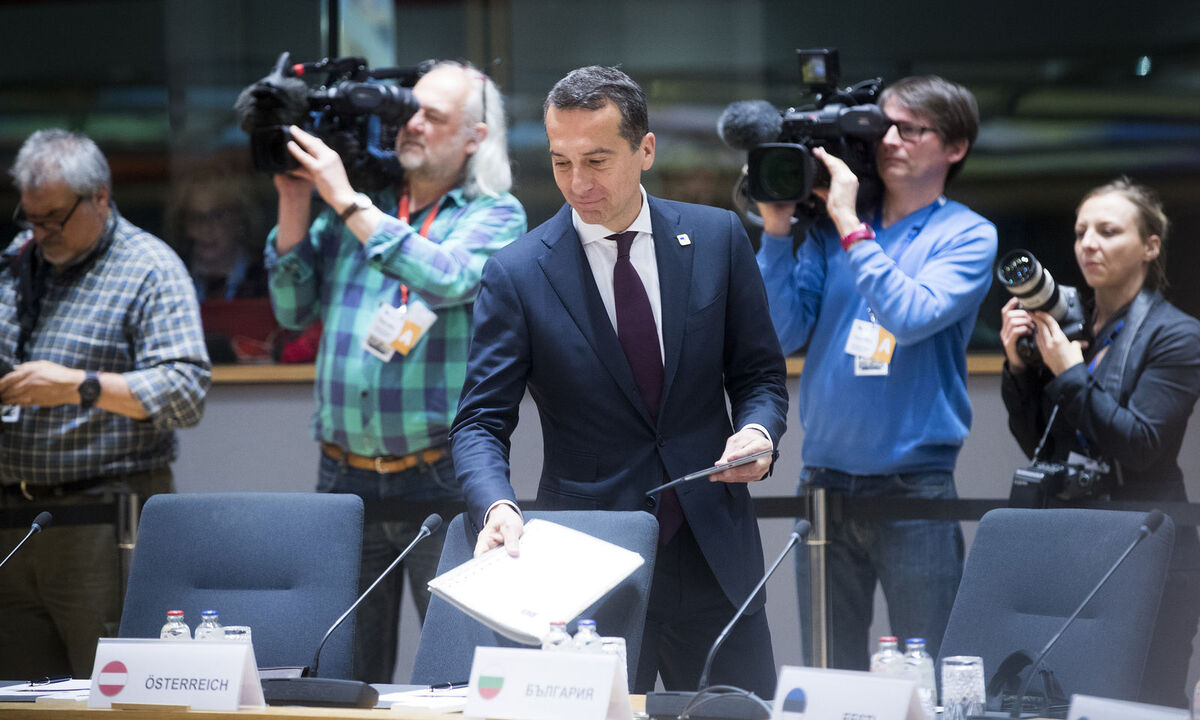 Bundeskanzler Christian Kern in Brüssel.