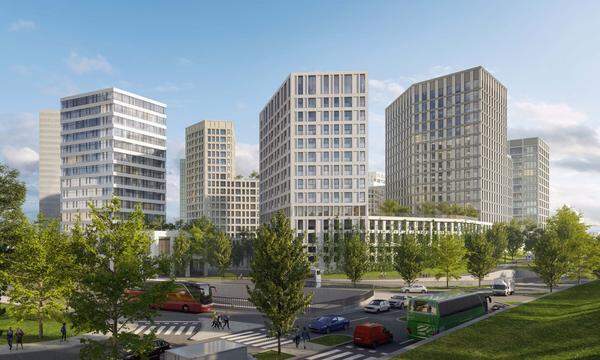 Mit den Post City Gardens soll in Linz ein neuer Stadtteil mit Wohnungen, Büros und Geschäften entstehen.