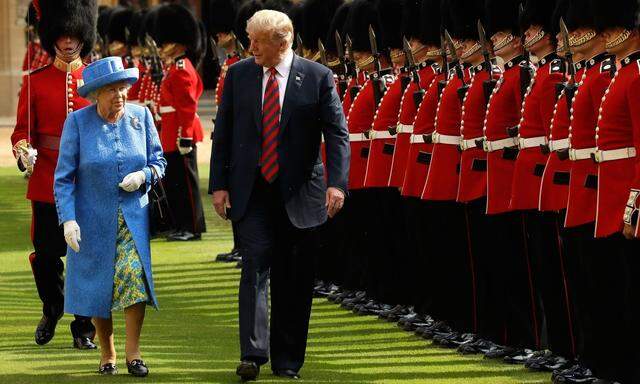 Queen Elizabeth II richtet am 3. Juni ein Bankett für US-Präsident Donald Trump aus. 
