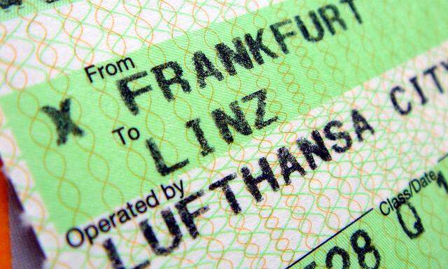 Flugticket - Lufthansa Cityline, Linz Frankfurt 