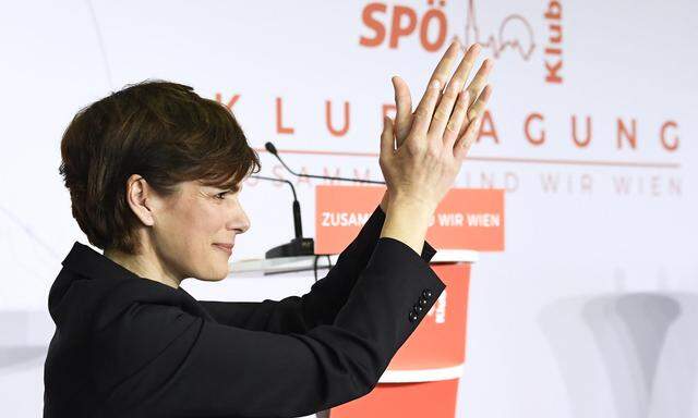 SPÖ-Bundesparteichefin Pamela Rendi-Wagner