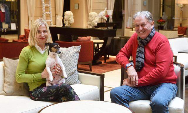 Krystyna und Karl Polaska-Auer von Global Family im Wiener Palais Hansen Kempinski, einem ihrer Partnerhotels.
