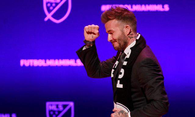 David Beckham kehrt auf die große Bühne des US-Fußballs zurück. Diesmal nicht als Spieler, sondern als Klubbesitzer in Miami.