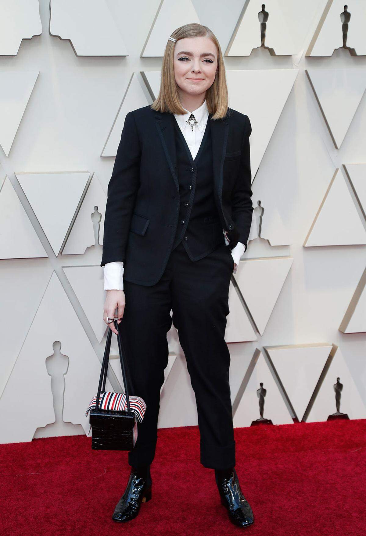 Ebenfalls in der ersten Liga der "Bessed Dressed"-Stars spielte Elsie Fisher in Thom Browne.