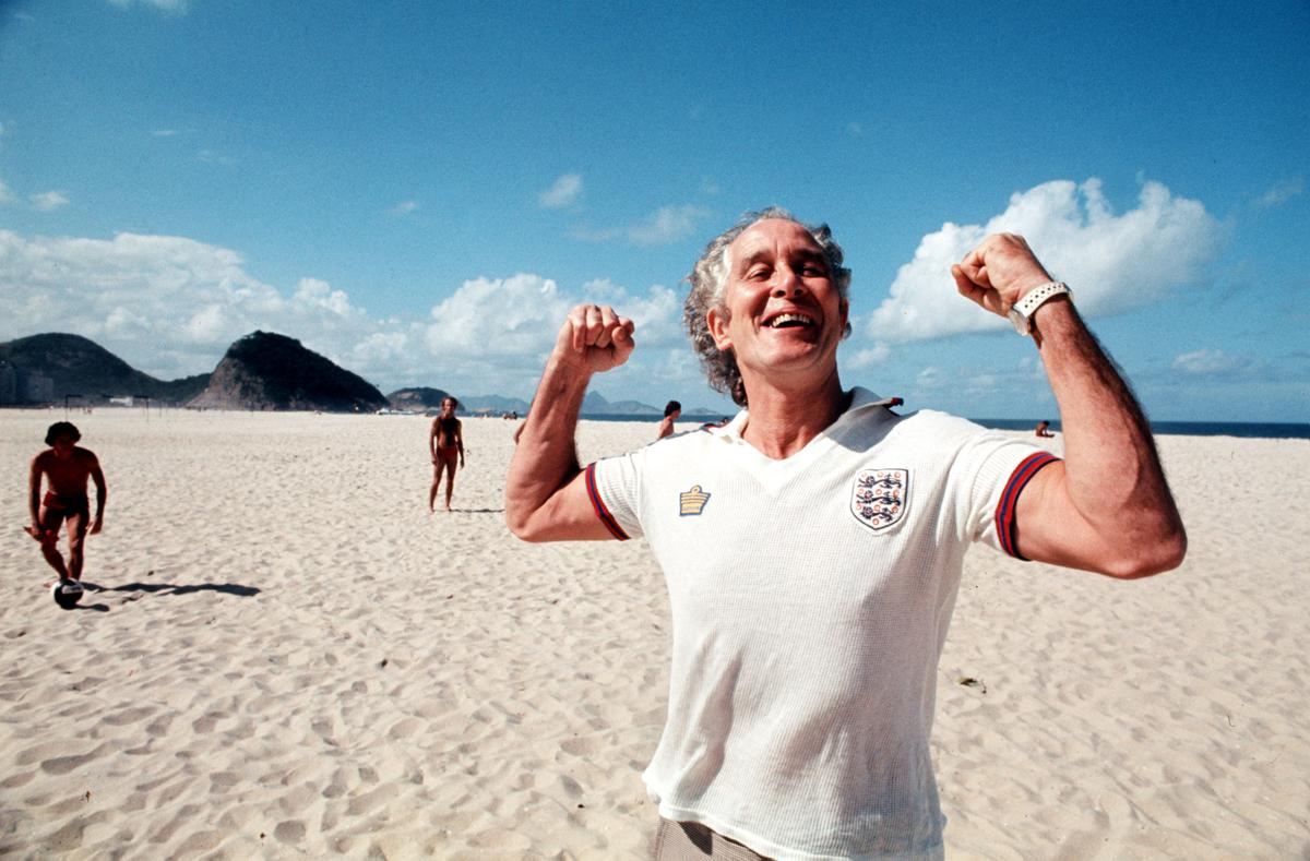 Ronnie Biggs an der Copacabana.