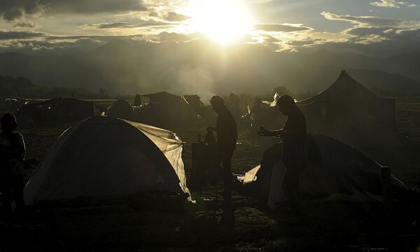 Archivbild: In Griechenland sitzen immer noch Tausende Flüchtlinge fest (Archivbild aus dem Vorjahr)
