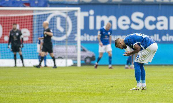 Das zweite Saisontor von Ex-ÖFB-Teamspieler Lukas Hinterseer hat Hansa Rostock in der 2. Fußball-Bundesliga nicht zu einem Punktgewinn im Abstiegskampf verholfen. 